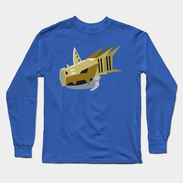 Digimon Adventure #015 Metalseadramon Long Sleeve T-Shirt by manuel.rosales.dg@gmail.com